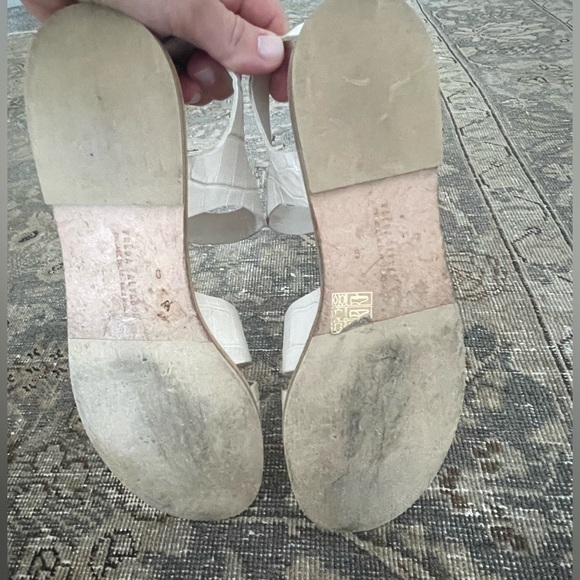 Freda Salvador Sera Fisherman Sandal in Croc Sand - Picture 5 of 6